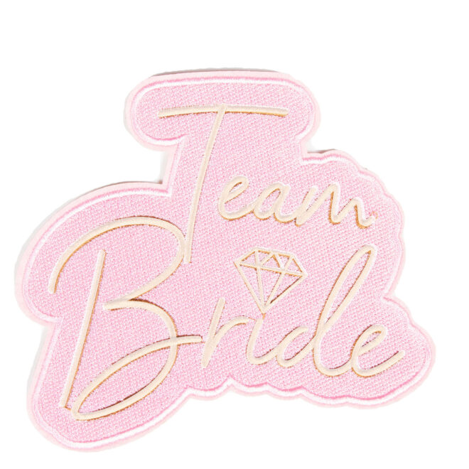 Team Bride opstrijkbare patch - 6 stuks