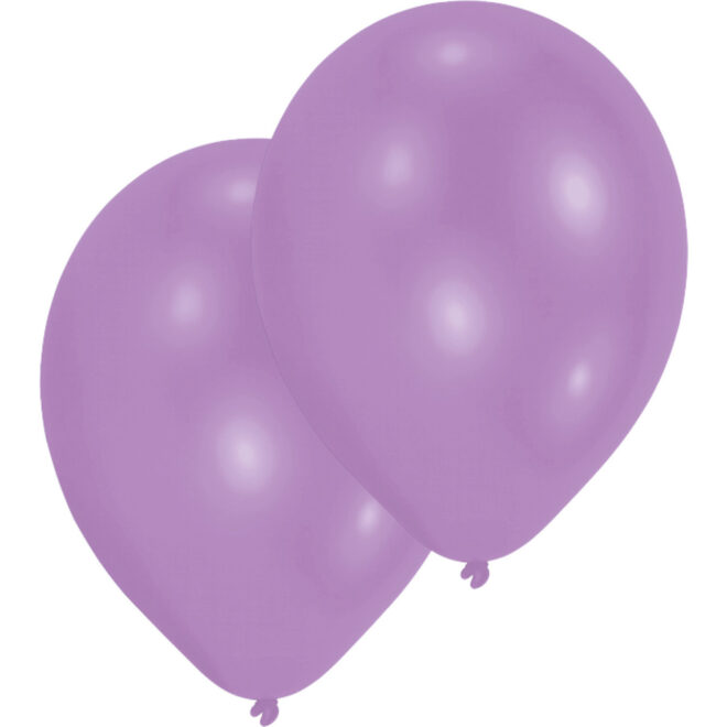 Latex ballonnen paars (28cm) - 10 stuks