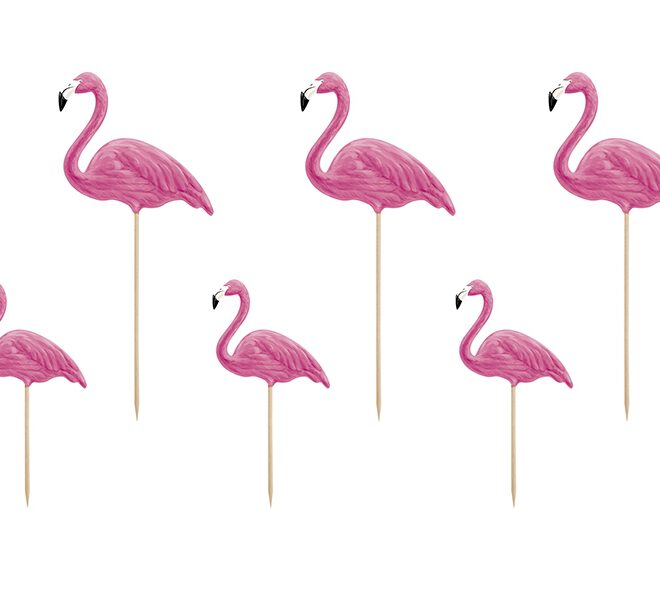 Aloho flamingo toppers