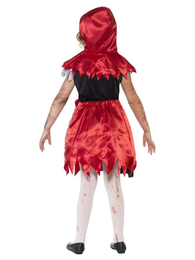 Zombie Roodkapje Halloween kinderkostuum