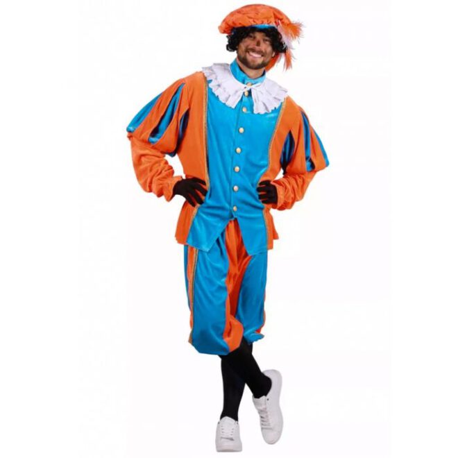 Piet Populair Blauw Oranje