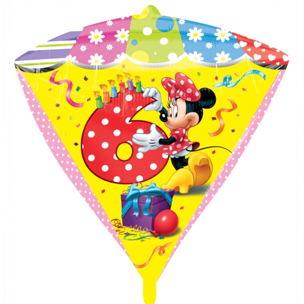 Minnie Mouse folieballon (38cm) - 6 jaar