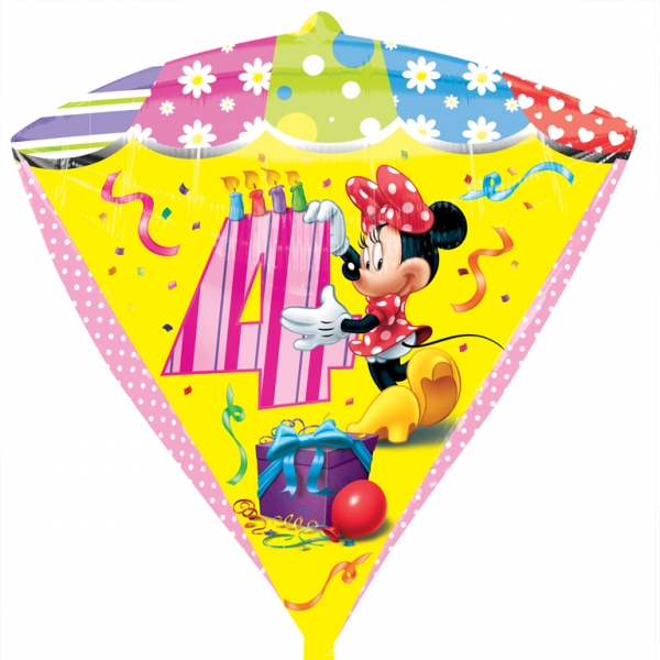 Minnie Mouse folieballon (38cm) - 4 jaar