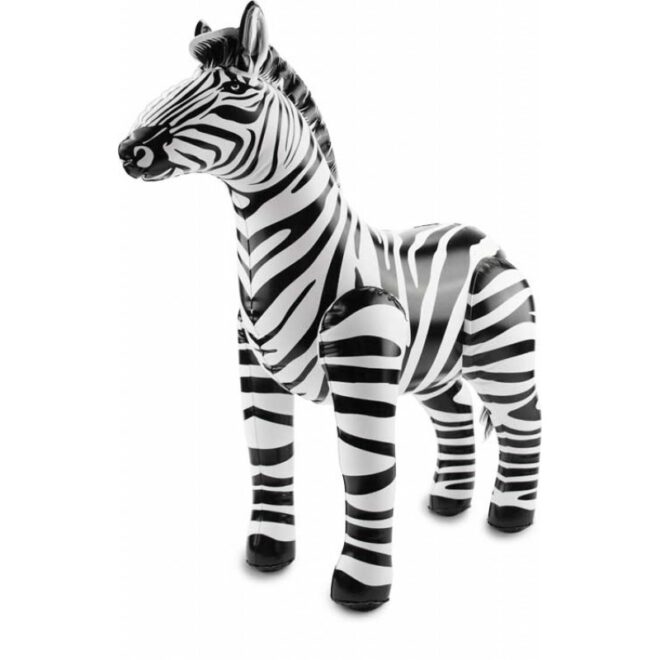 Opblaas Zebra 60x55cm