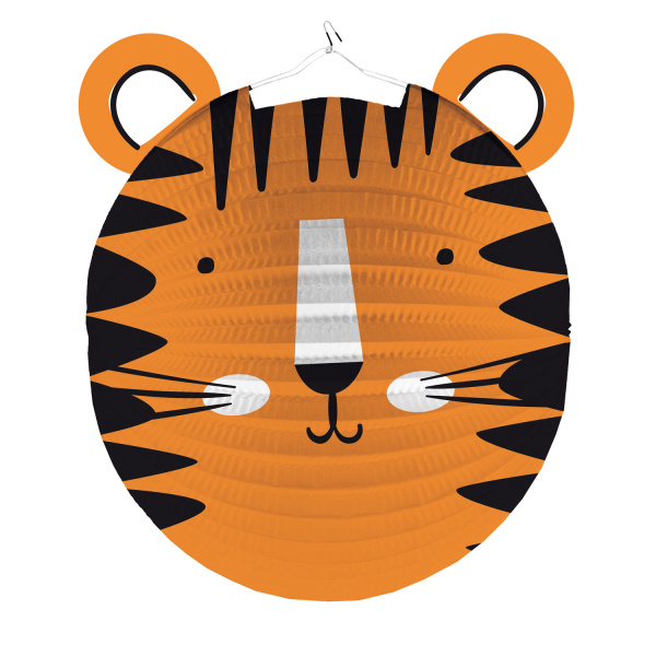 Get Wild Jungle tijger lampion (25cm)