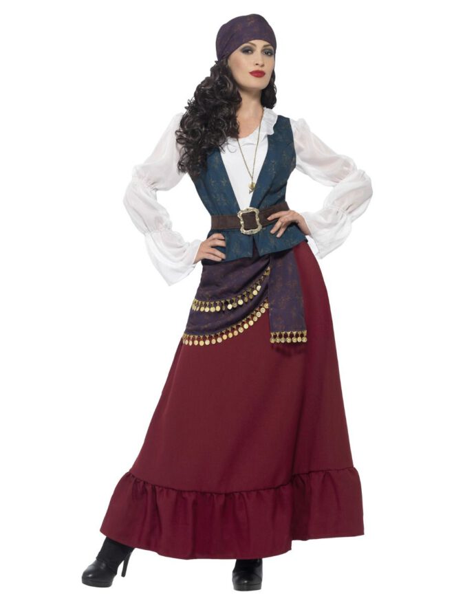 Deluxe Pirate Buccaneer beauty kostuum