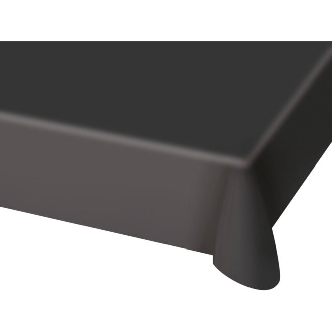 Tafelkleed effen zwart (130x180cm)