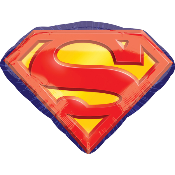 Superman logo folieballon (50x66cm)