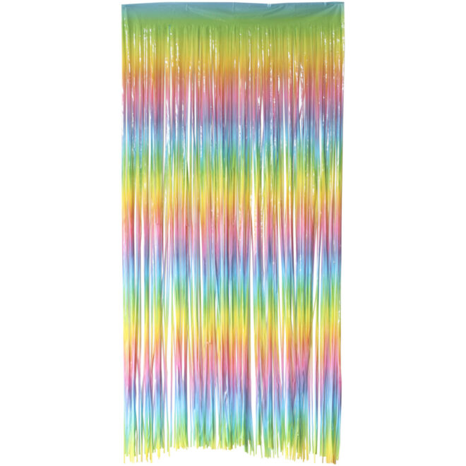 Pastel Vibes deurgordijn (2x1m) - Ombre Regenboog