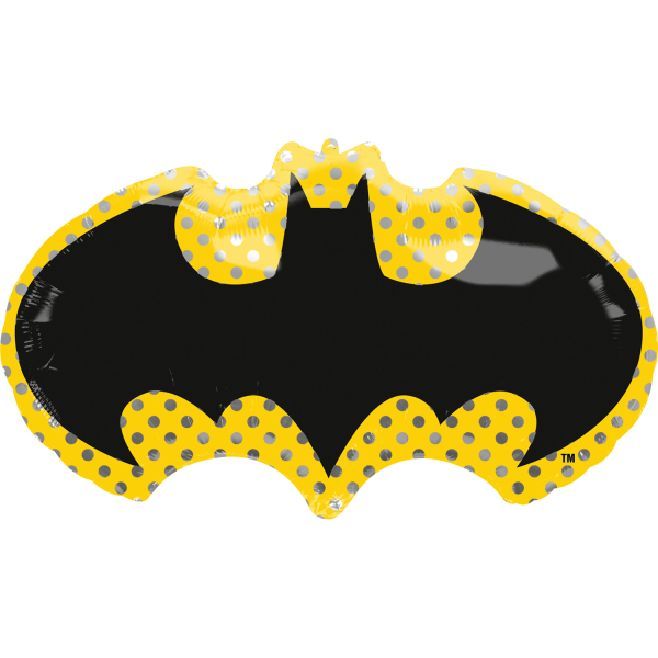 Batman logo folieballon (43x76cm)