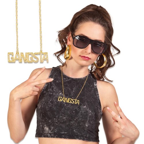 Gouden ketting 'Gangsta'