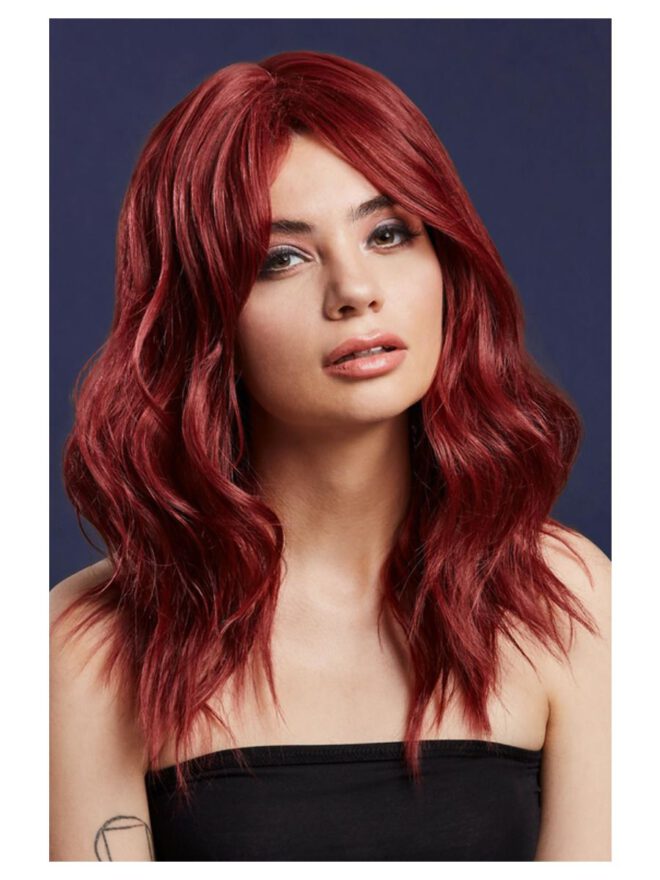 Fever Ashley Wig, Two Toned Blend , Ruby Red