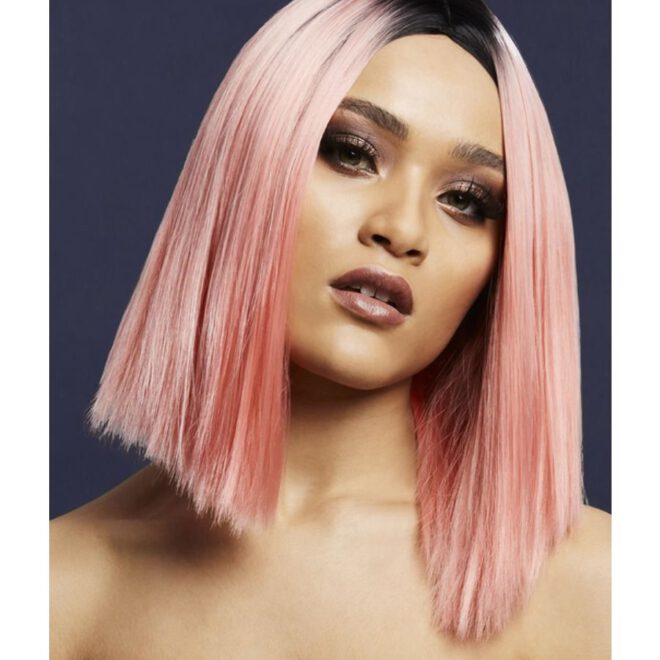 Fever Kylie Wig, Two Toned Blend, Coral Pink