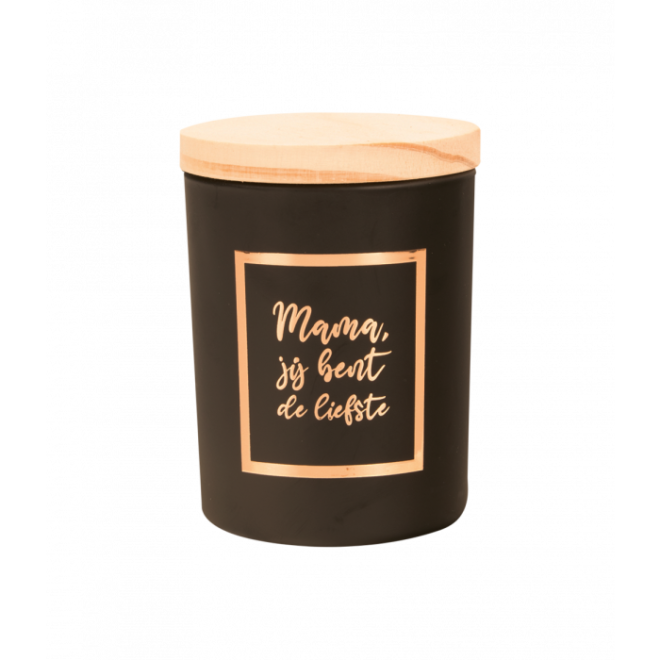 Small scented candles rosé/black - Mama