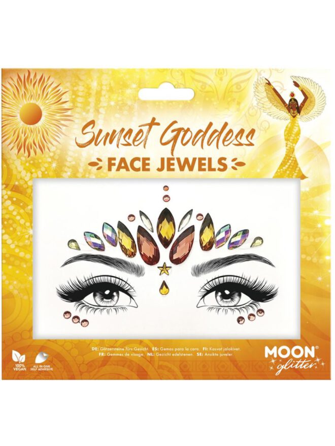 Moon Glitter Face Jewels Sunset Goddes