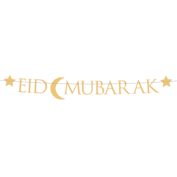 Eid Mubarak letterslinger (220cm)