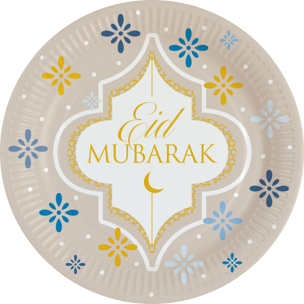 Eid Mubarak borden - 8 stuks
