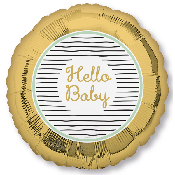 Hello Baby folieballon (43cm)