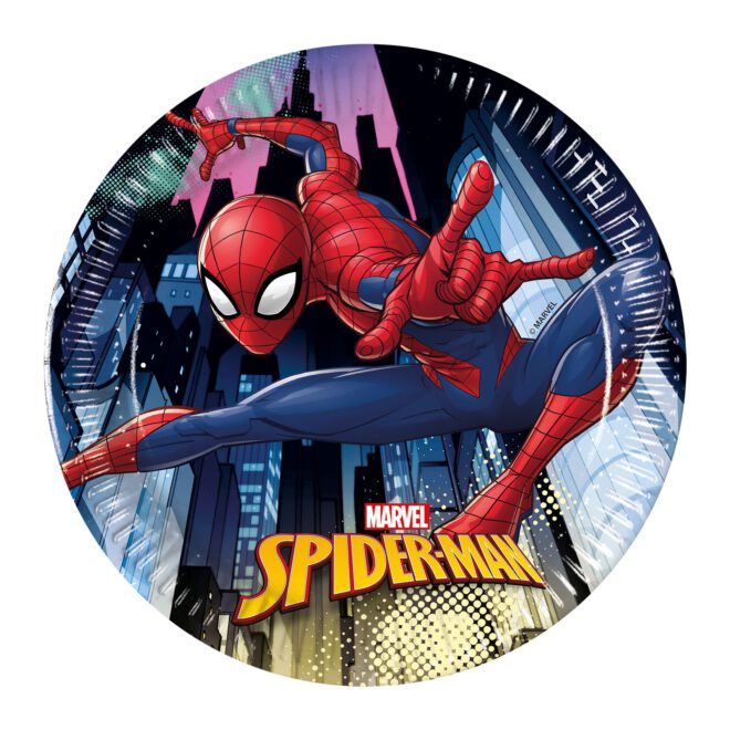 Spiderman borden Team-Up (20cm) - 8 stuks