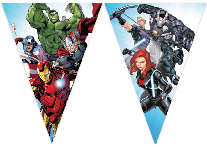 Avengers Infinity Stones vlaggenlijn (2,3m)