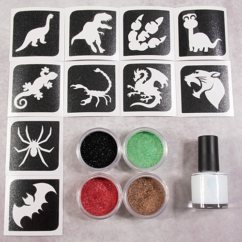 Grimas Sparkling Powder set - Dino