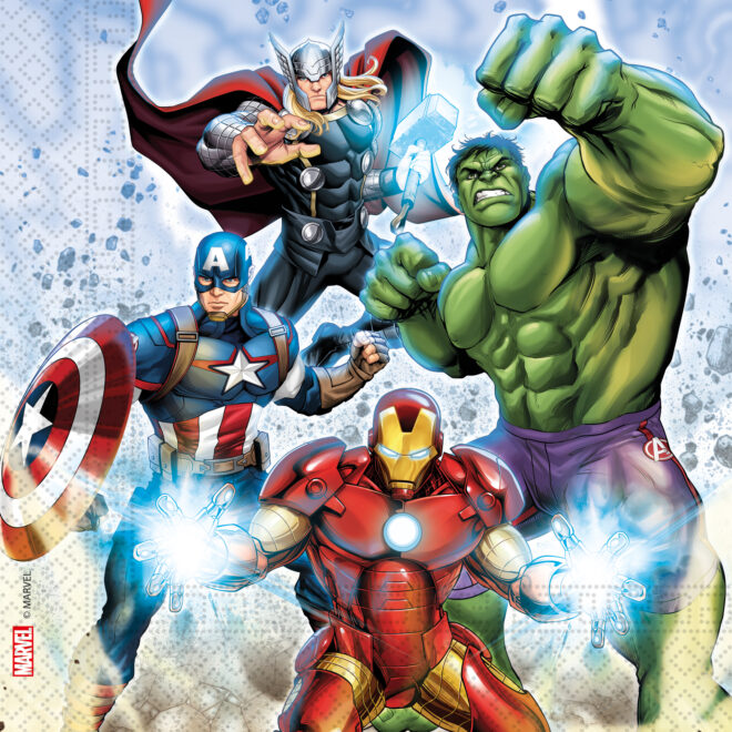 Avengers Infinity Stones servetten - 20 stuks