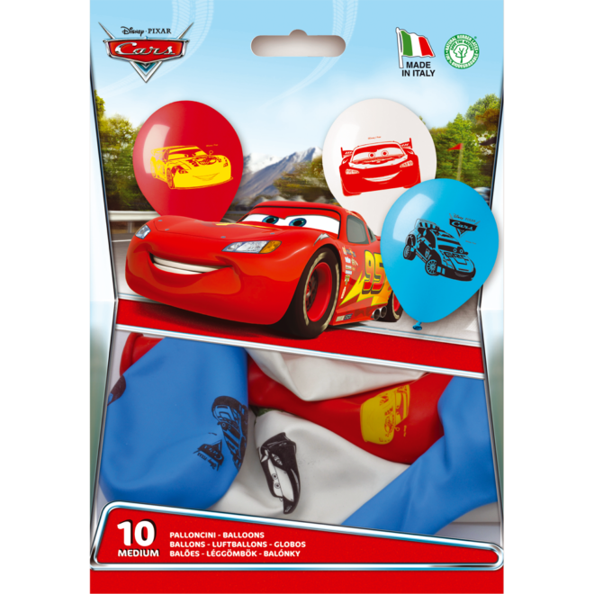 Cars latex ballonnen - 10 stuks