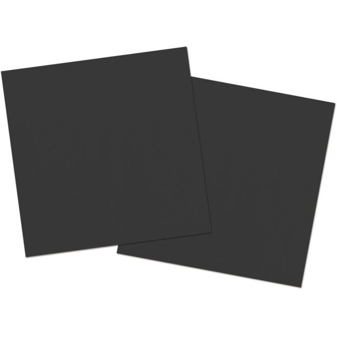 Zwarten servetten 33 x 33 cm