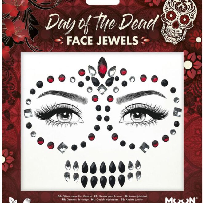 Face jewels Day of the Dead