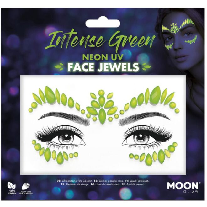 Facejewels Intense green