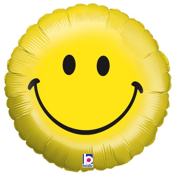 Folieballon Smiley face 18 inch