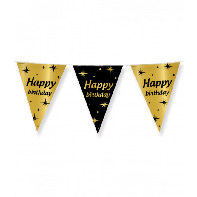 Classy Party Vlaggenlijn Happy Birthday