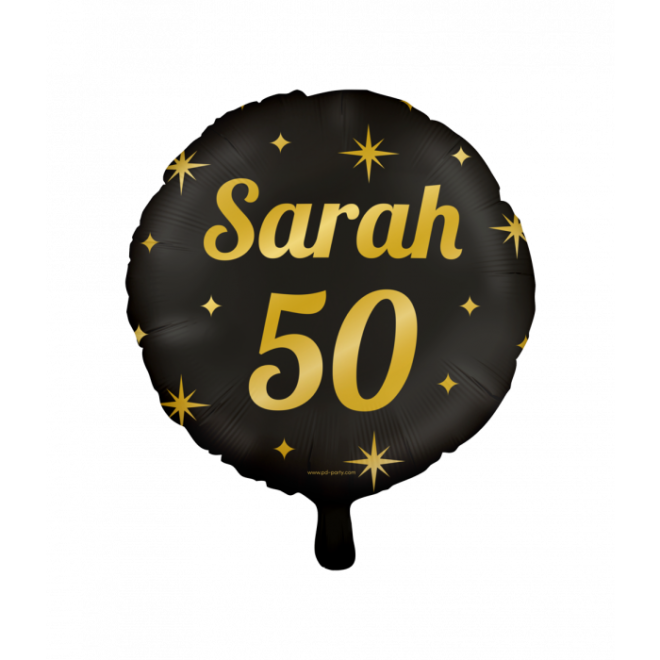 Classy Party Folieballon Sarah 50