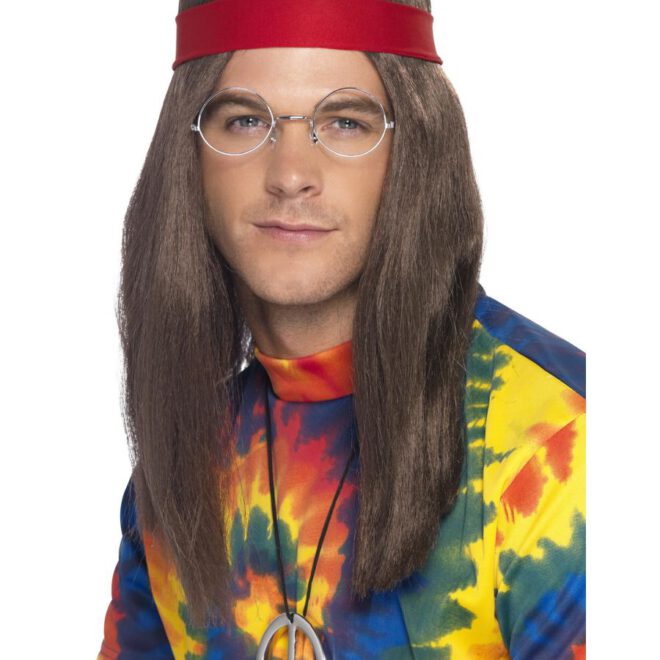 Hippie-set man bruin