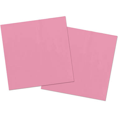 Servetten roze 33 x 33 cm - 20 stuks