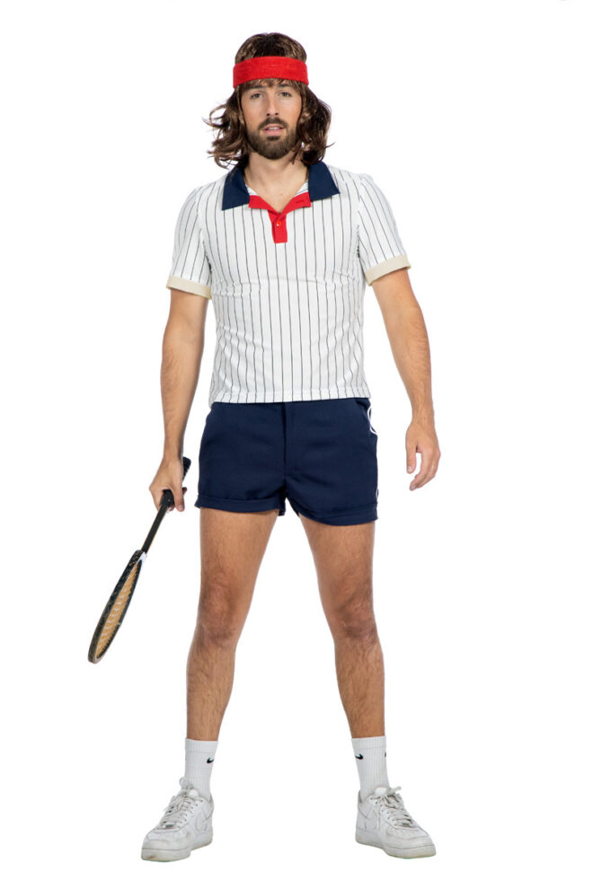 Retro Tennis Outfit voor Heren