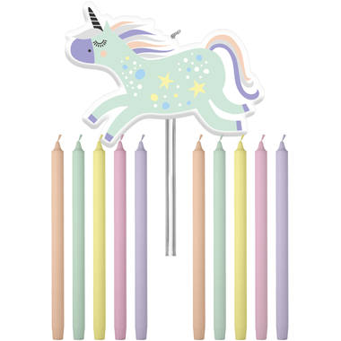 Unicorns & Rainbows Kaarsen - 11 stuks