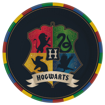 Harry Potter Houses borden (23cm) - 8 stuks