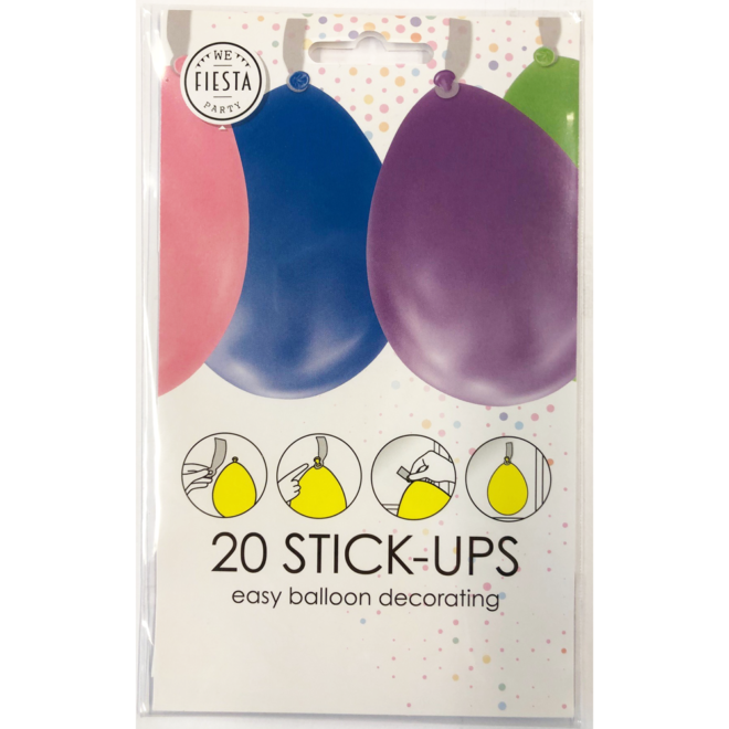 20 Balloon Stick-Ups
