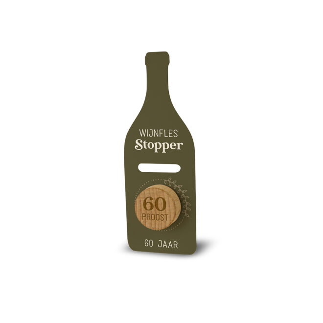 Wijnstopper - 60 Proost