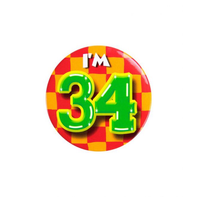 Button - I'm 34