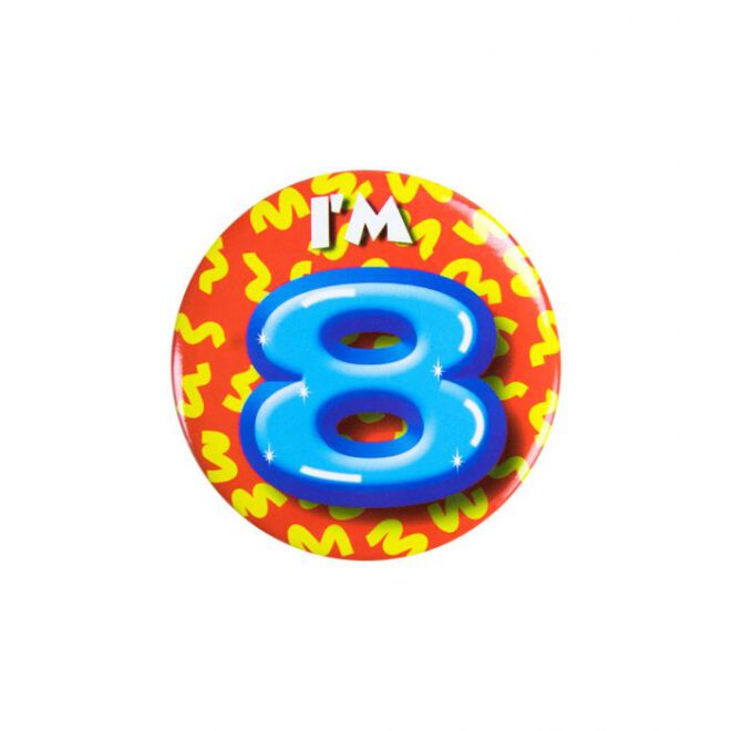 Button - I'm 8