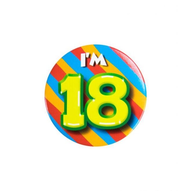 Button - I'm 18