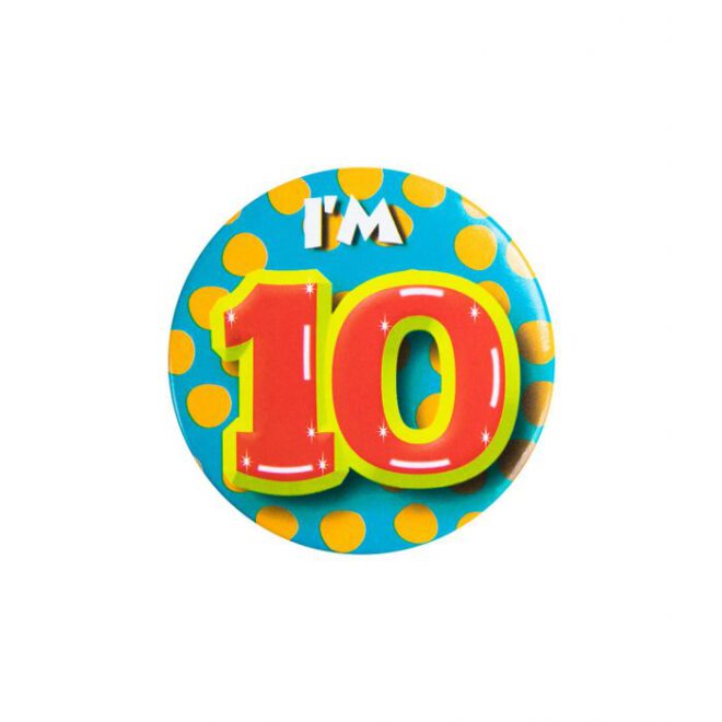 Button - I'm 10