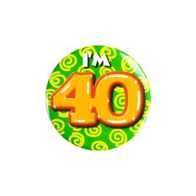 Button - I'm 40