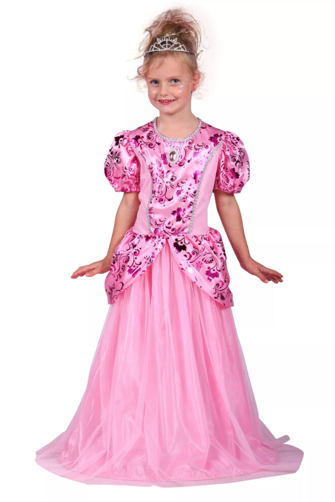 Kostuum Prinses "Cinderella" roze Kind
