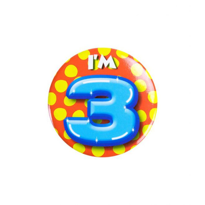Button - I'm 3