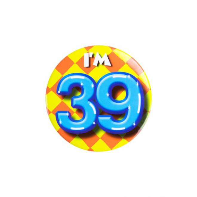 Button - I'm 39