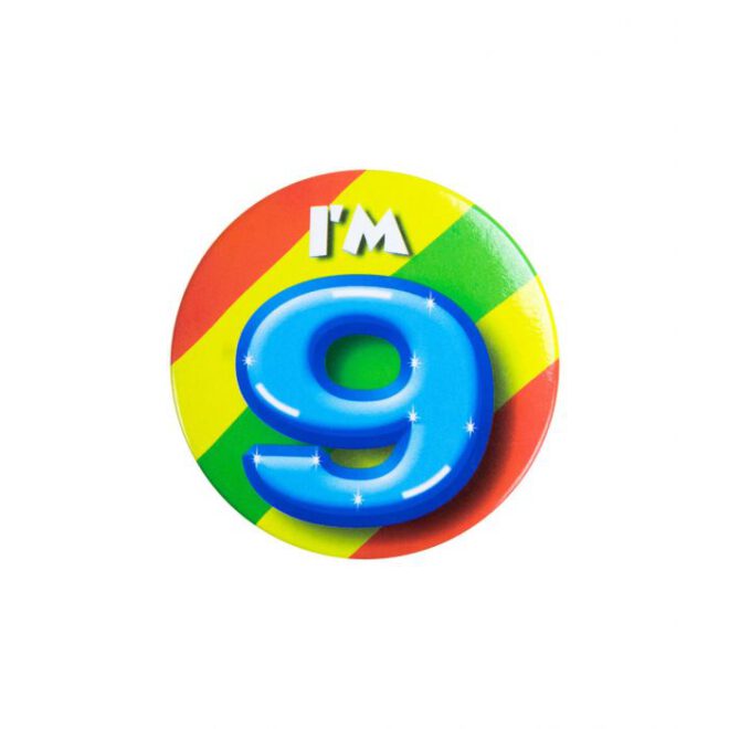 Button - I'm 9