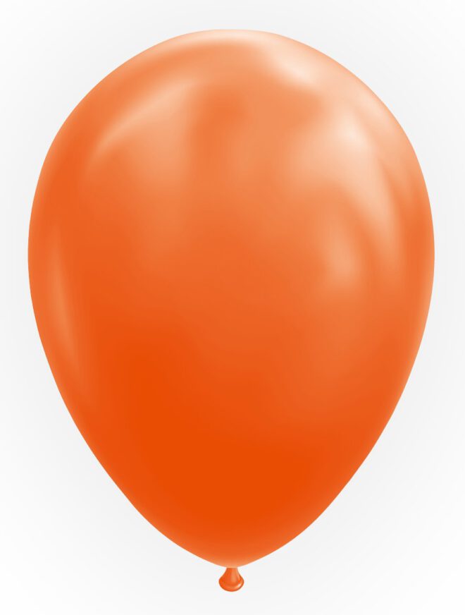 Latex ballonnen oranje 31cm) - 25 stuks